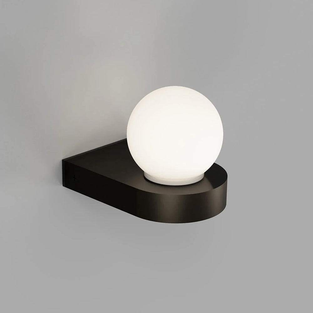 Orb Ledge Small Wall Light Old Bronze IP44