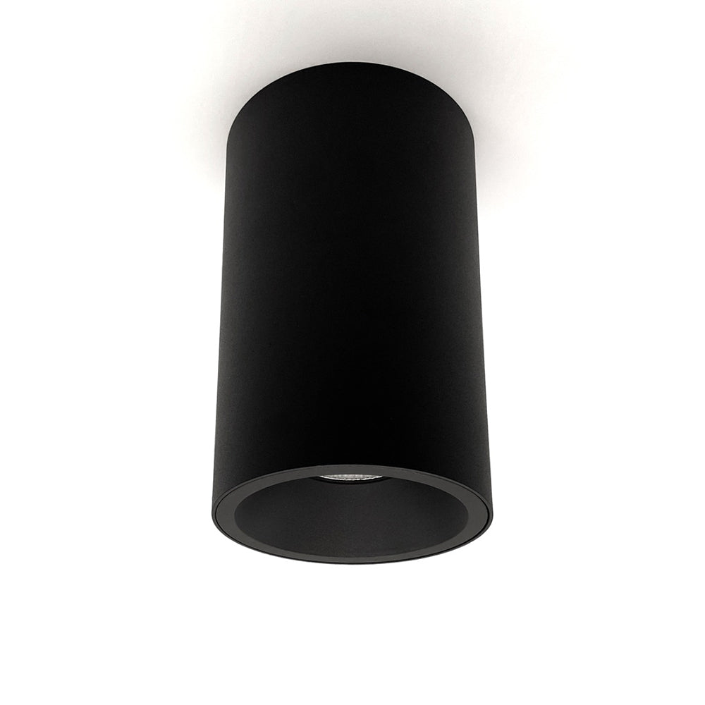 Ozone 12W LED High CRI Surface Mounted Downlight Black / Warm White