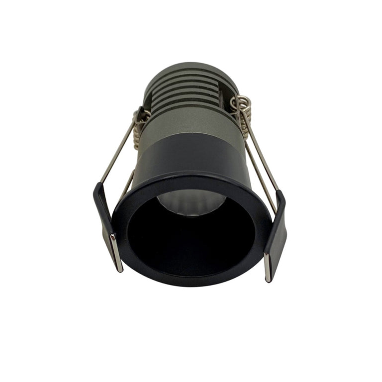 Ozone 5W LED Mini Dimmable Downlight Black / Warm White