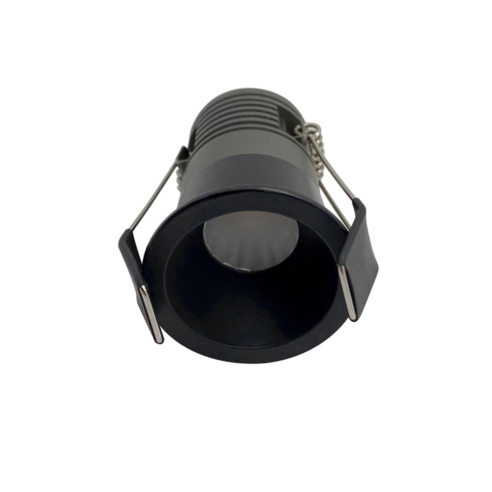 Ozone 5W LED Mini Dimmable Downlight Black / Warm White