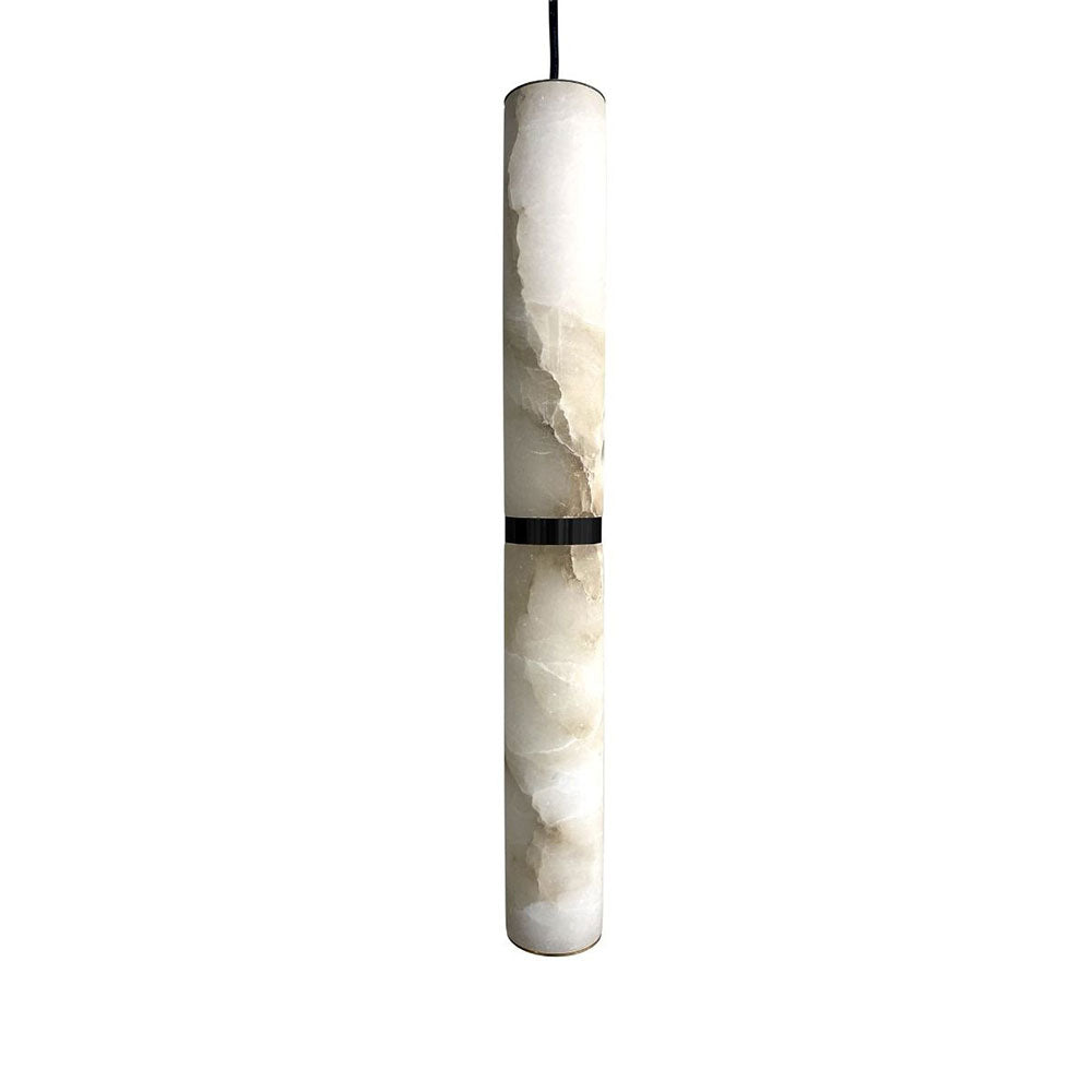 Panish 500mm LED Marble Pendant Black