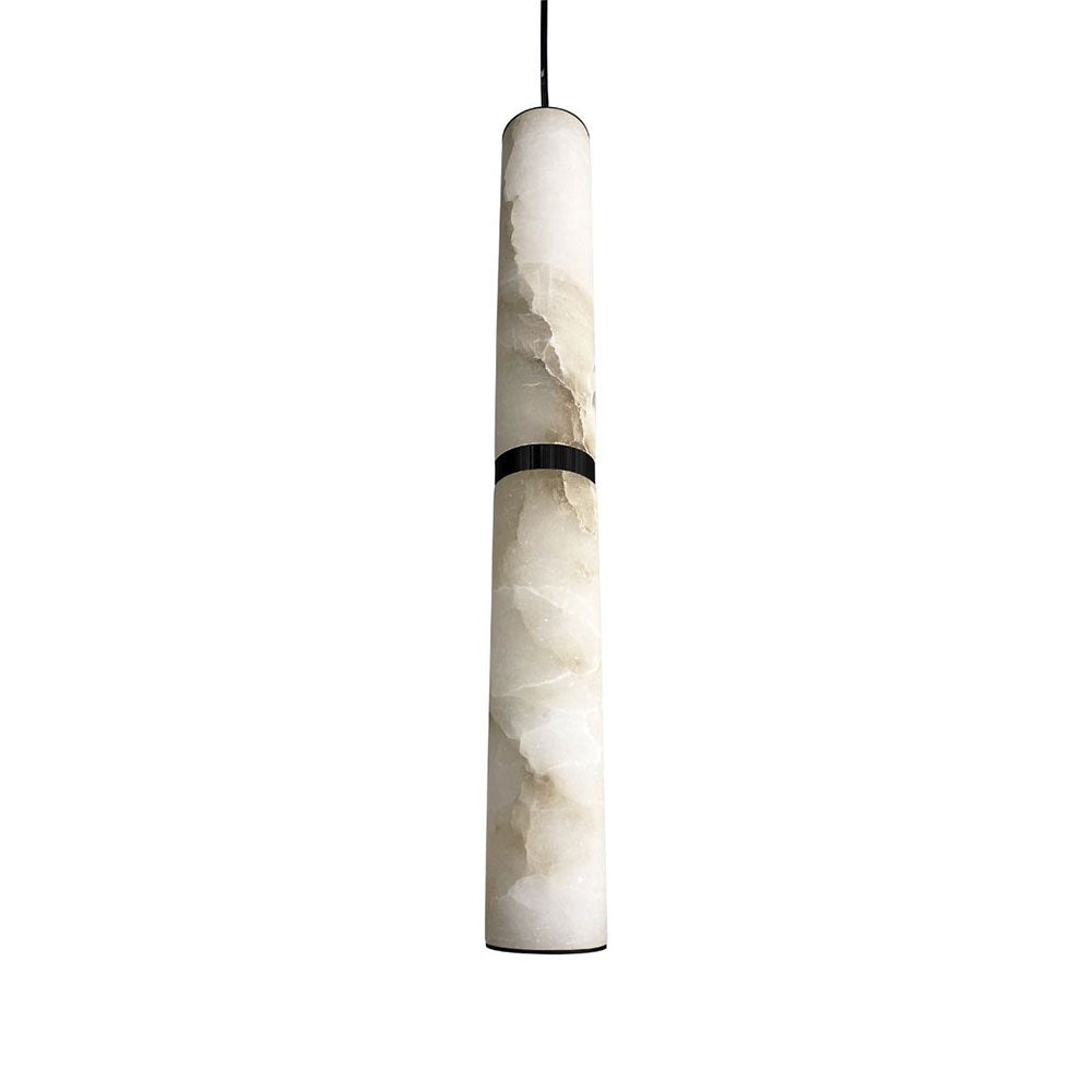 Panish 500mm LED Marble Pendant Black
