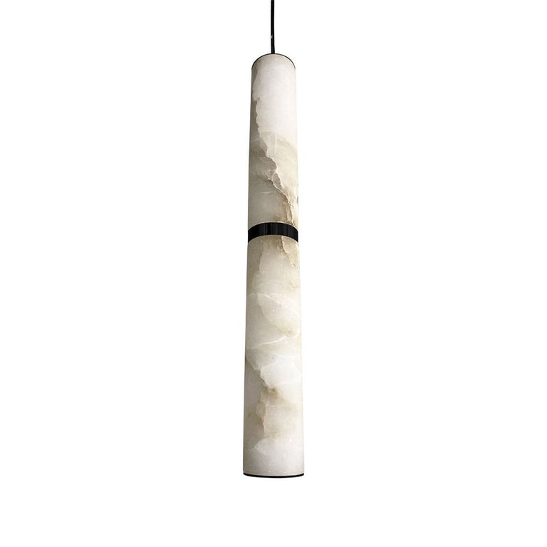 Panish 500mm LED Marble Pendant Black
