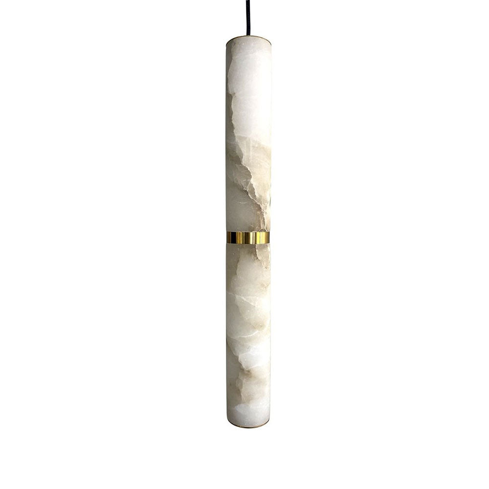 Panish 500mm LED Marble Pendant Gold