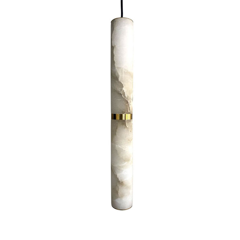 Panish 500mm LED Marble Pendant Gold