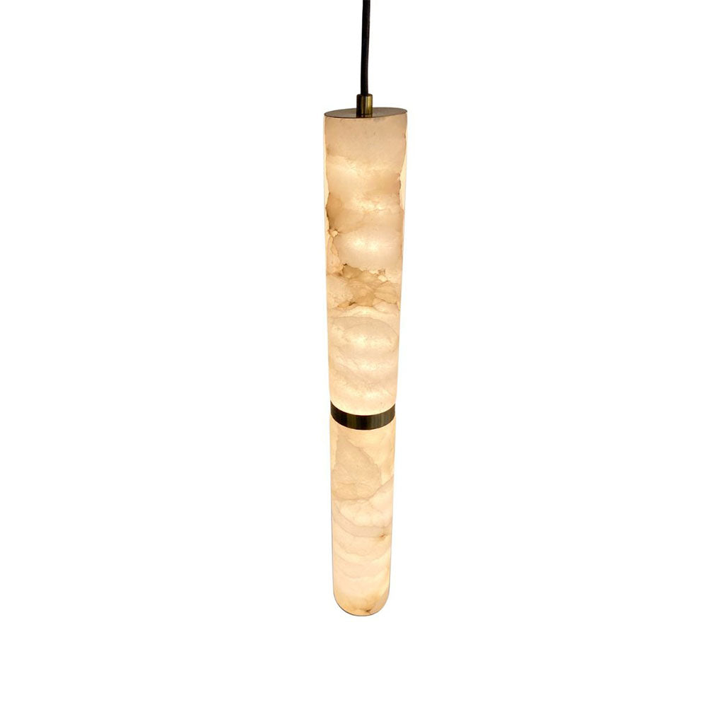 Panish 500mm LED Marble Pendant Gold