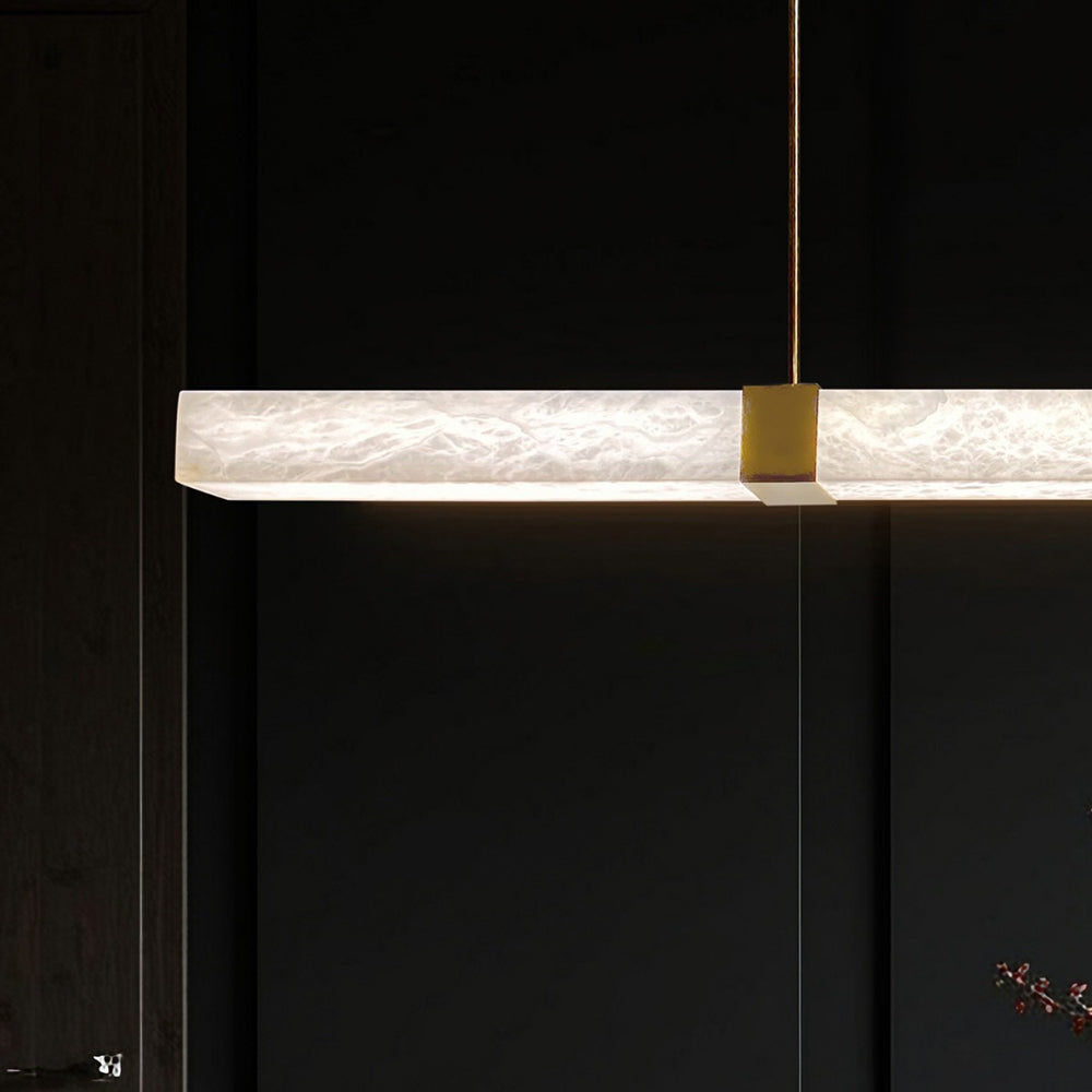 Panish Square 1500mm Pendant Gold / Warm White