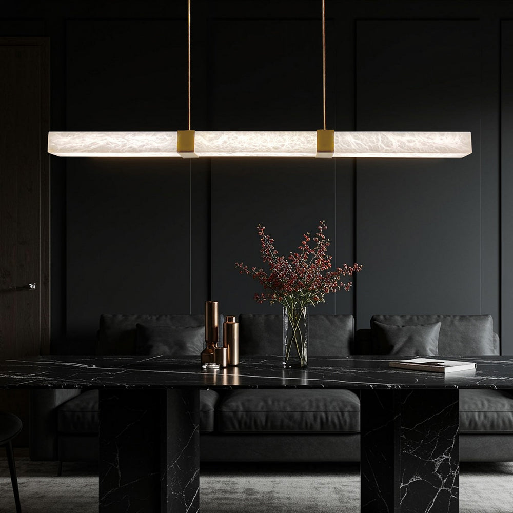Panish Square 1500mm Pendant Gold / Warm White