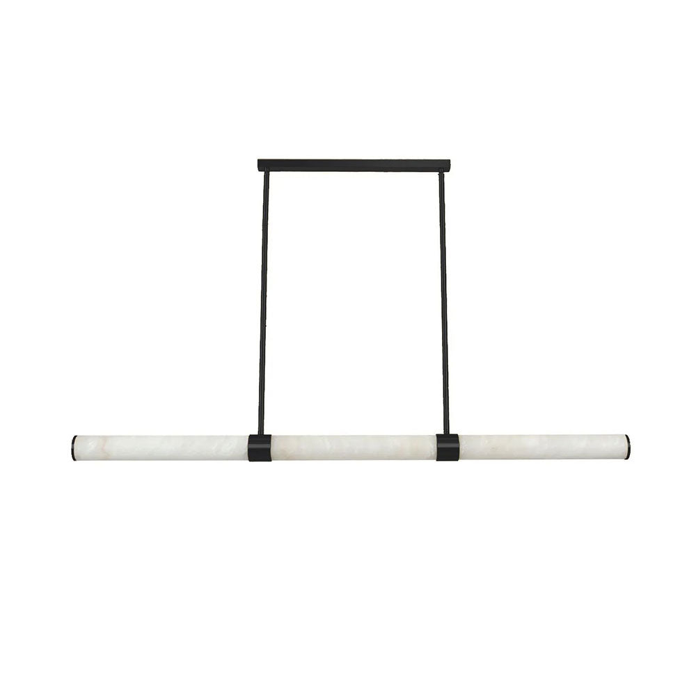 Panish 40W LED Marble Pendant Black / Warm White