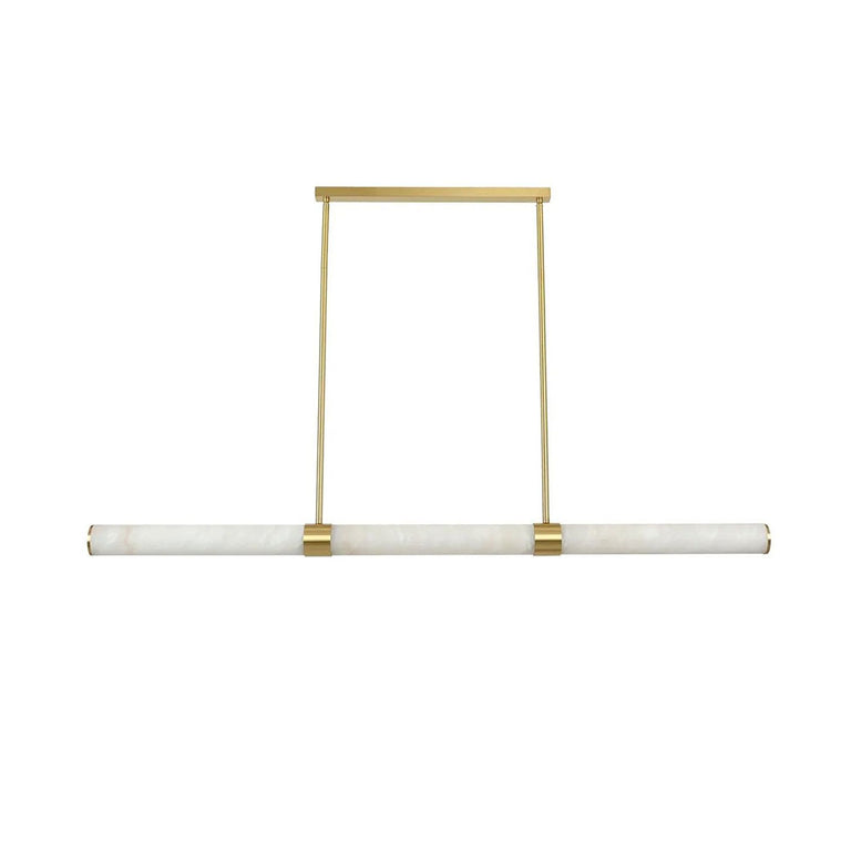 Panish 40W LED Marble Pendant Gold / Warm White