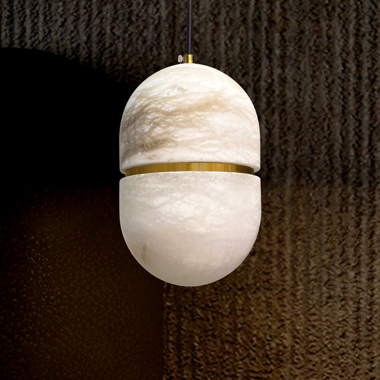 Panish Pilly Marble Pendant Gold