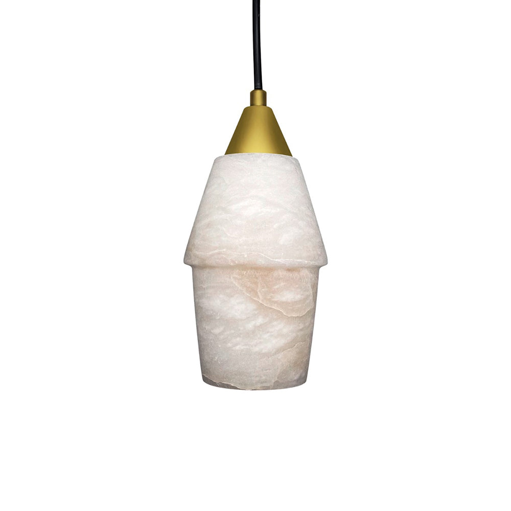Panish Polly Marble Pendant Gold