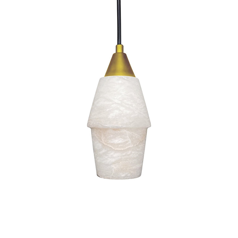 Panish Polly Marble Pendant Gold