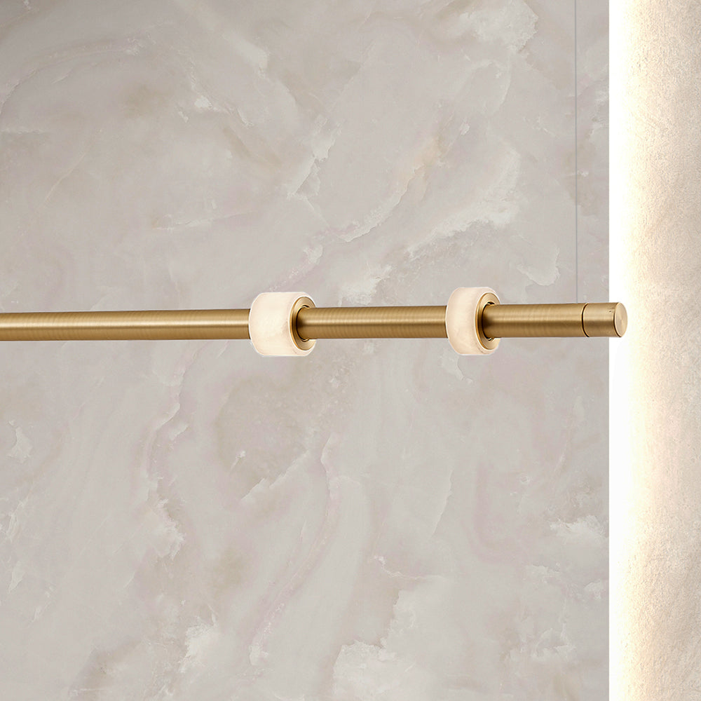Panish Roller LED Pendant Gold