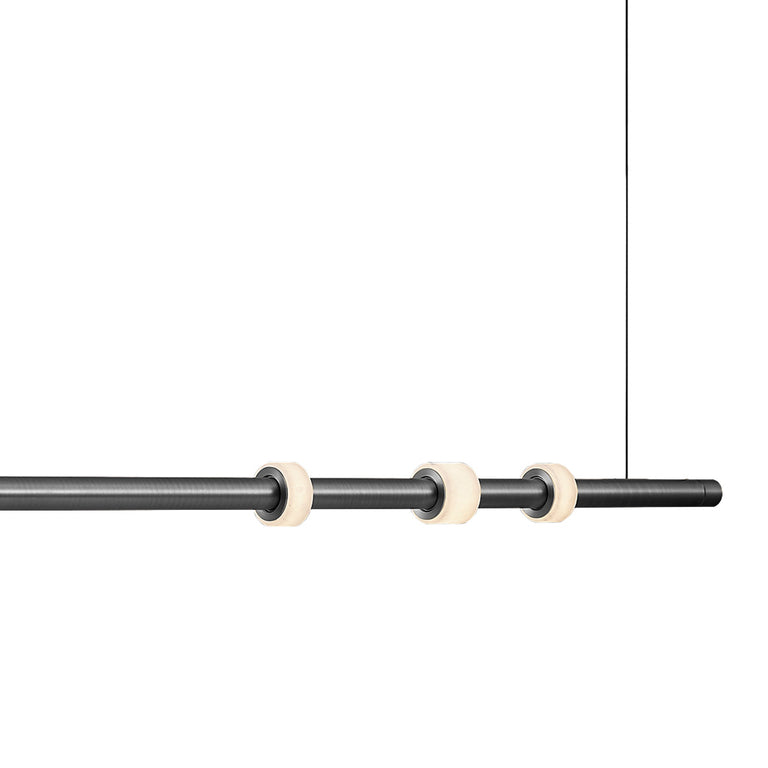 Panish Roller LED Pendant Black