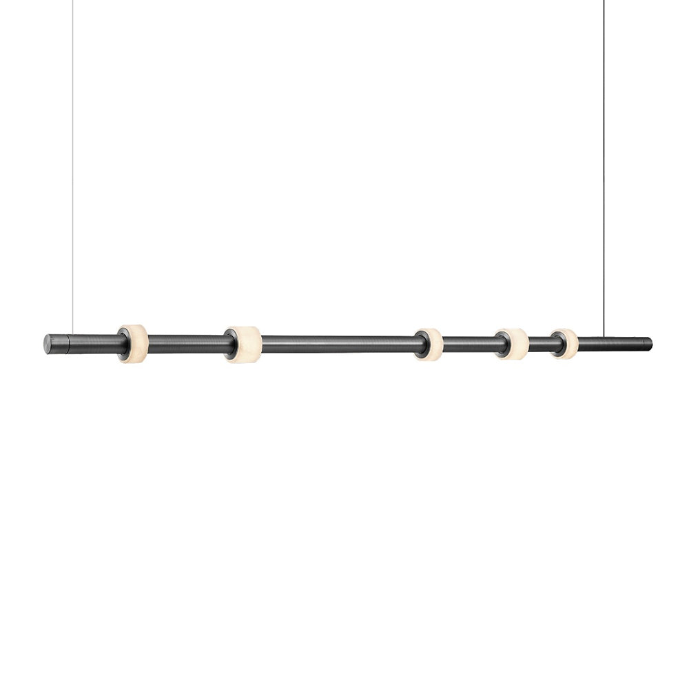 Panish Roller LED Pendant Black