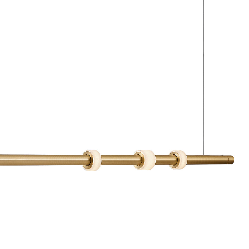 Panish Roller LED Pendant Gold