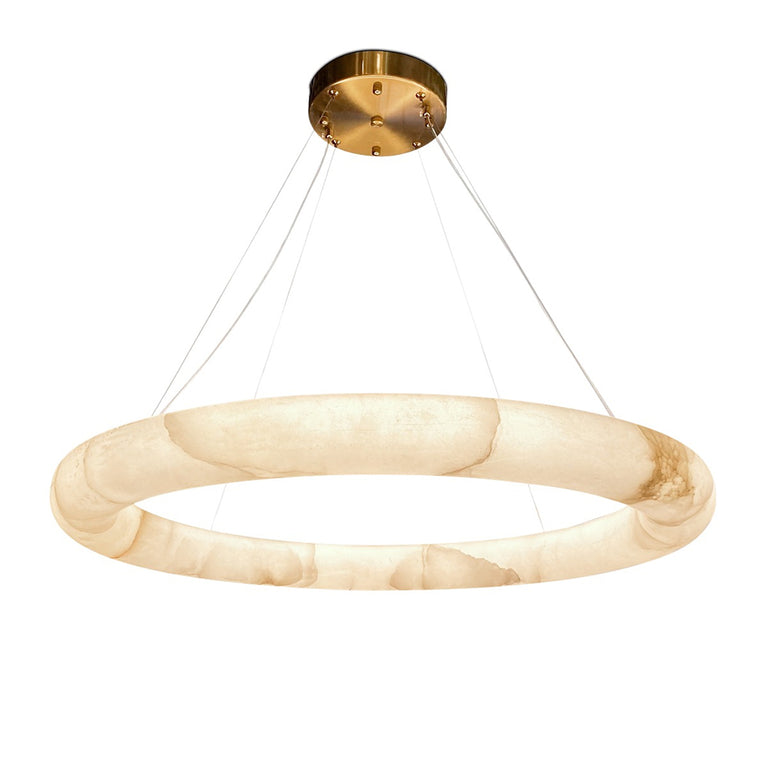 Panish 800 One Piece Marble Pendant Gold / Warm White