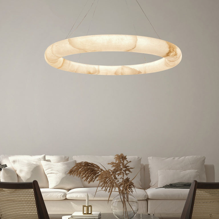 Panish 800 One Piece Marble Pendant Gold / Warm White