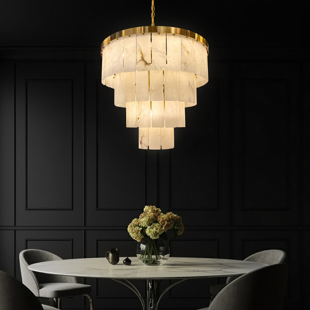 Panish Shay 4 Tier Pendant Gold