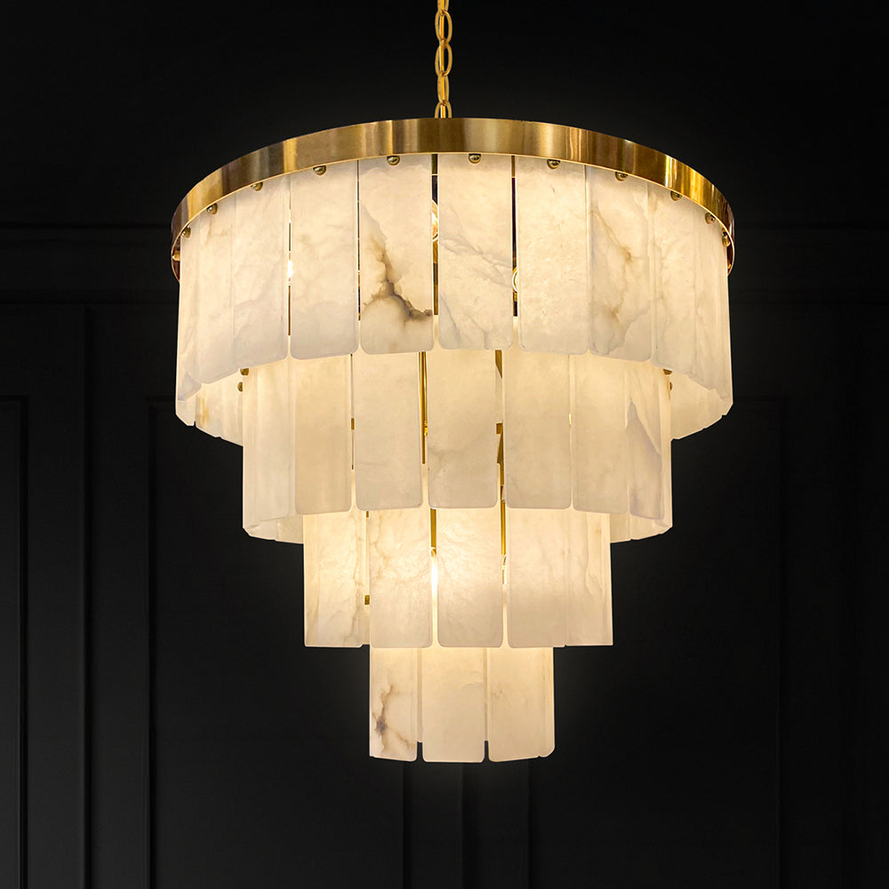 Panish Shay 4 Tier Pendant Gold