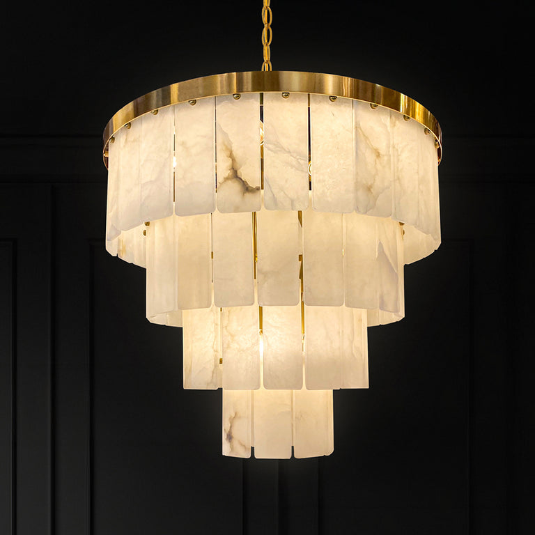 Panish Shay 4 Tier Pendant Gold