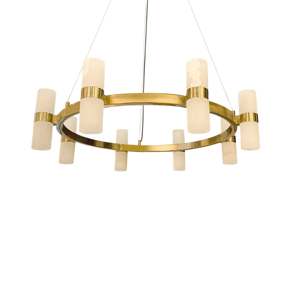 Panish Marble 16 Light Pendant Gold
