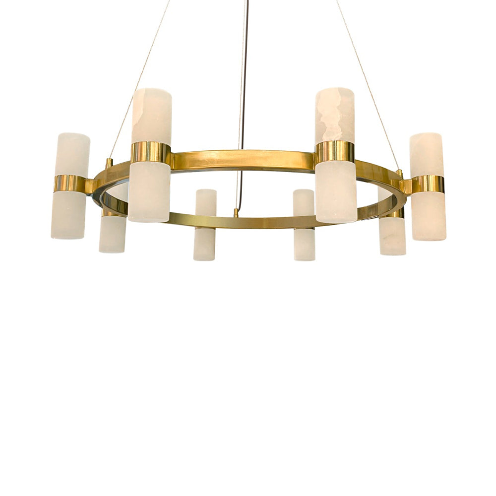 Panish Marble 16 Light Pendant Gold
