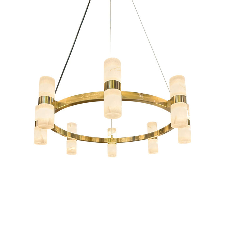 Panish Marble 16 Light Pendant Gold