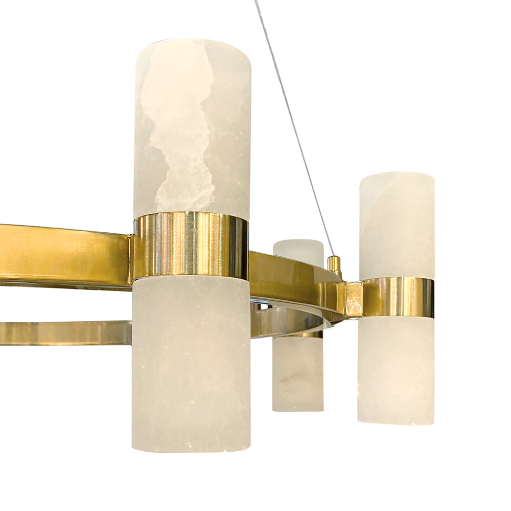 Panish Marble 16 Light Pendant Gold