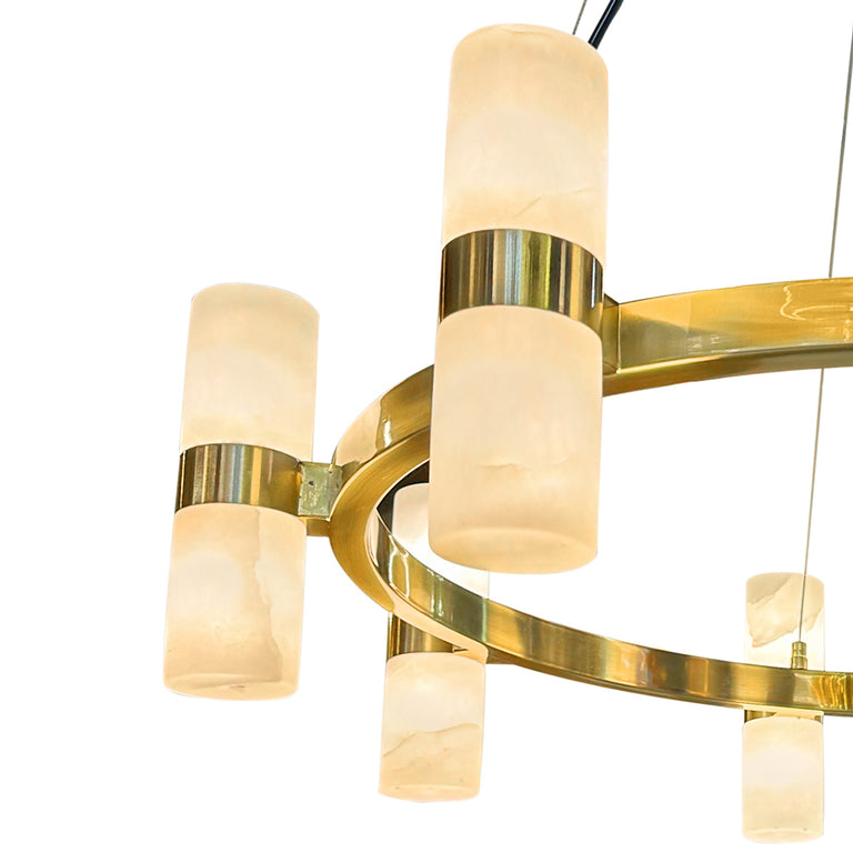 Panish Marble 16 Light Pendant Gold