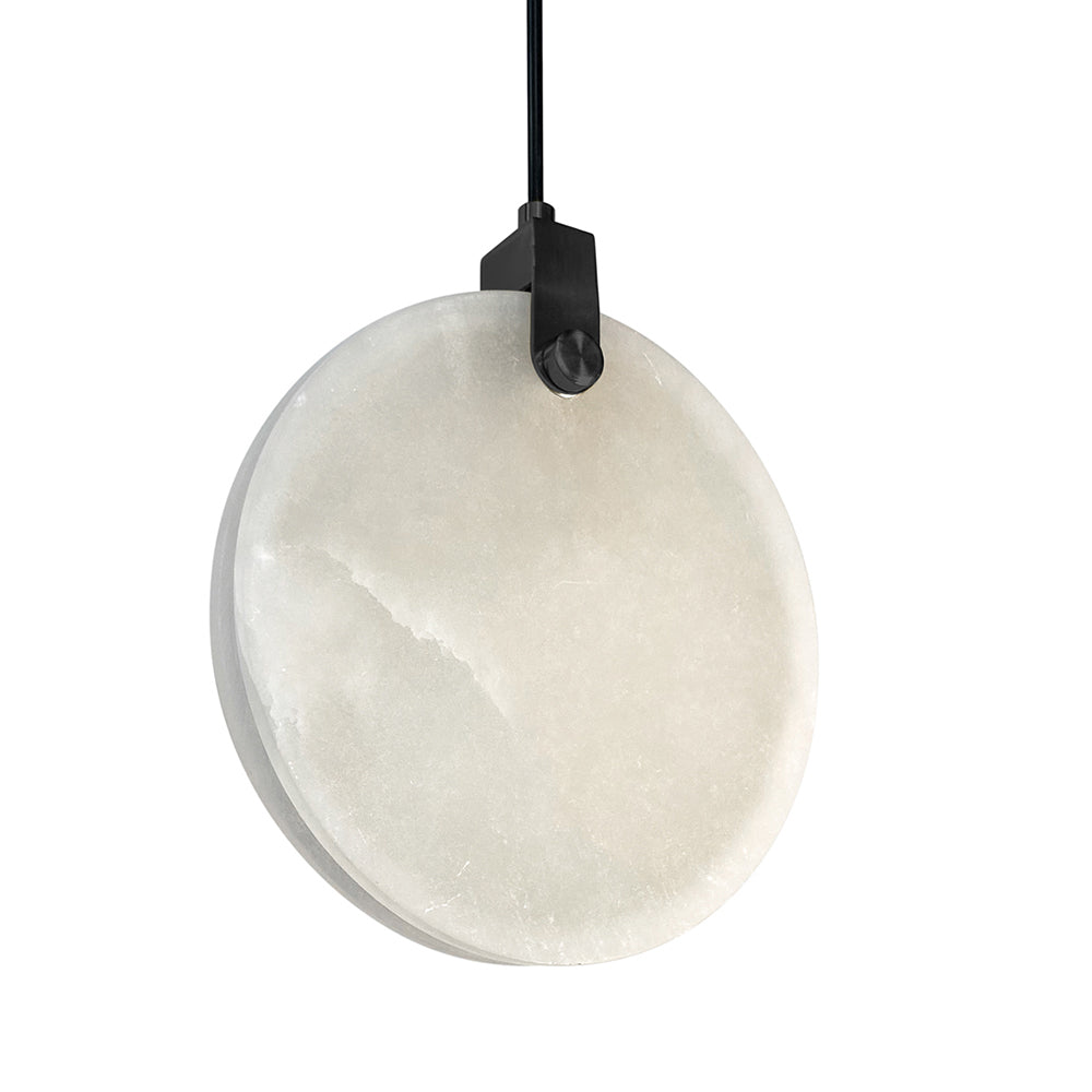 Panish 200 Disc Marble LED Pendant Black