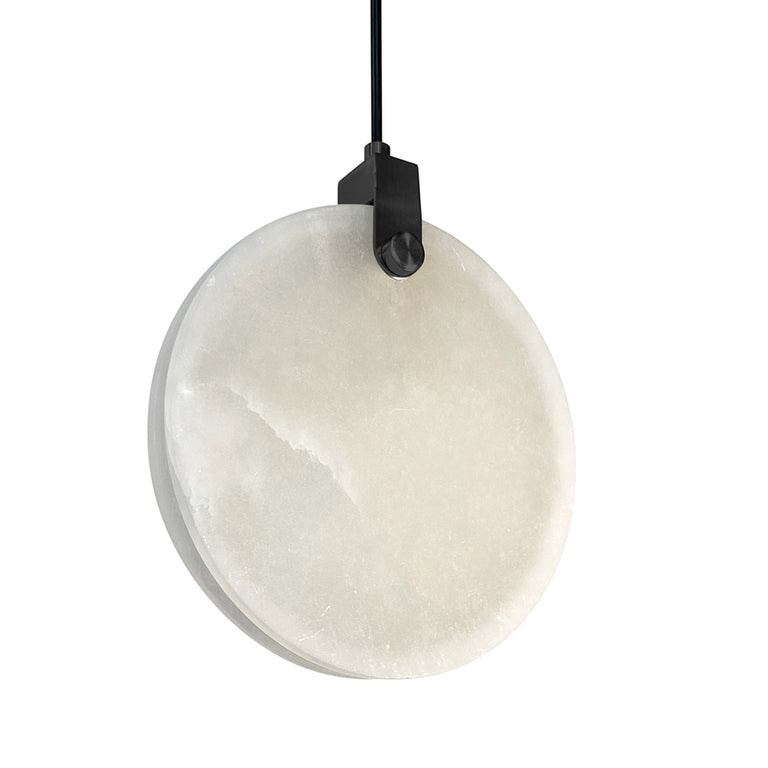 Panish 200 Disc Marble LED Pendant Black