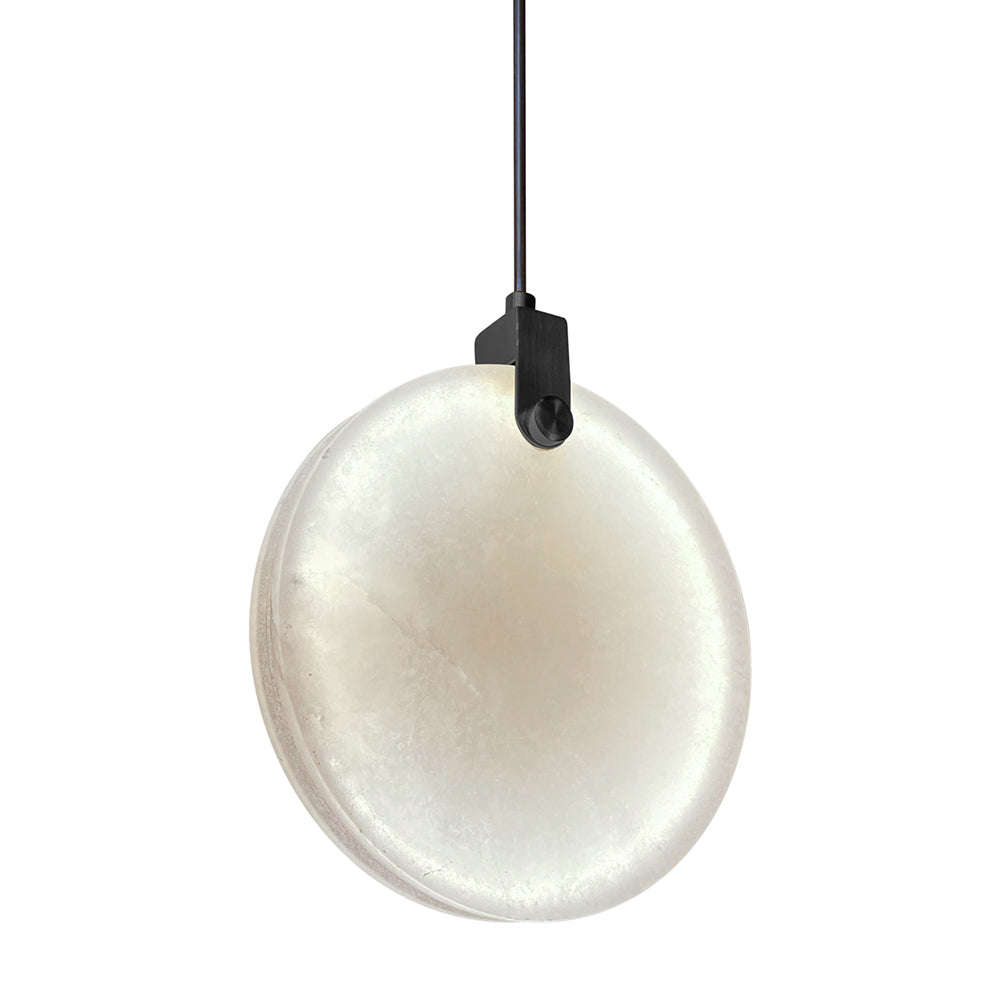 Panish 200 Disc Marble LED Pendant Black
