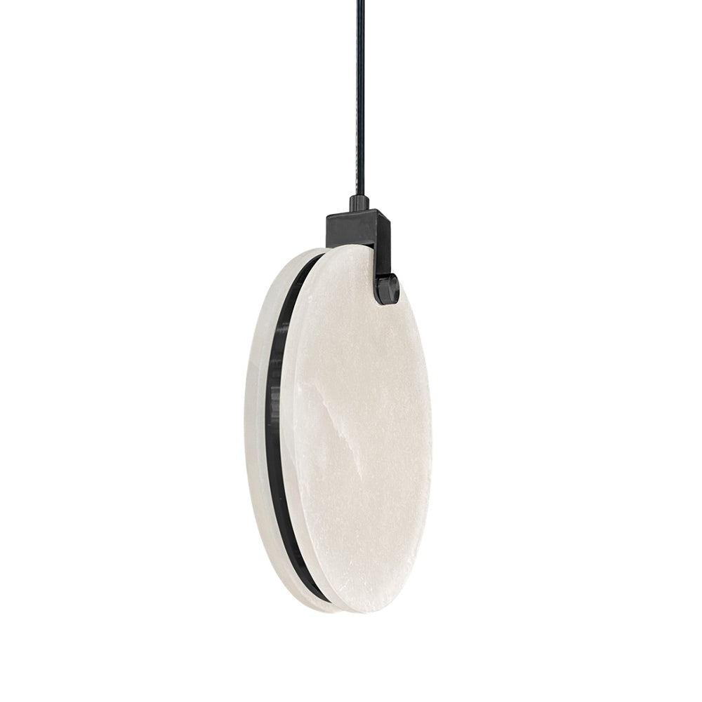 Panish 200 Disc Marble LED Pendant Black