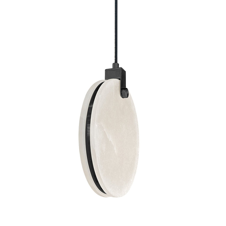 Panish 200 Disc Marble LED Pendant Black