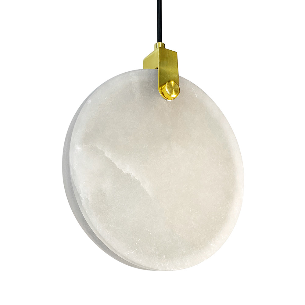 Panish 200 Disc Marble LED Pendant Gold