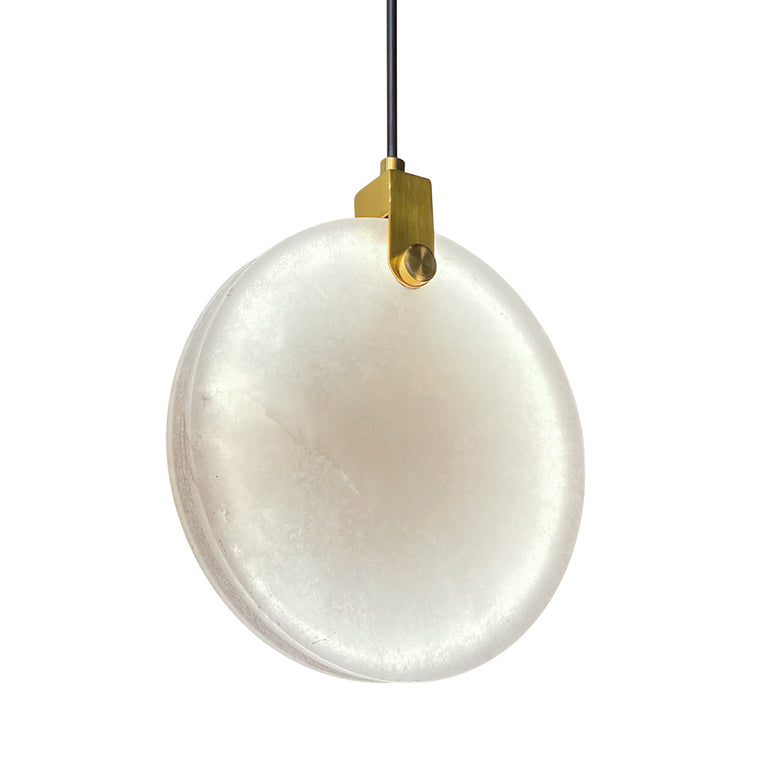 Panish 200 Disc Marble LED Pendant Gold