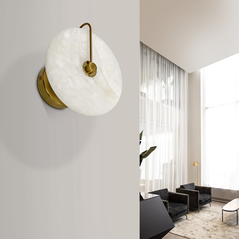 Panish Arch LED Wall Light Gold