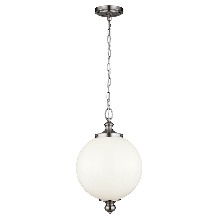 Parkman Large Pendant Brushed Steel - FE-PARKMAN-PL-BS