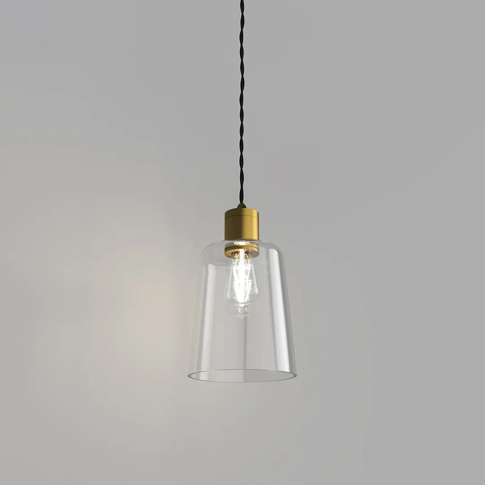 Parlour Round / Round Pendant Light Old Brass