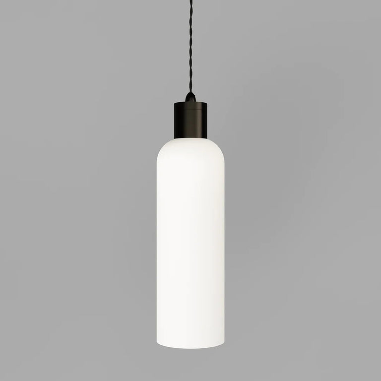 Parlour Elong Pendant Light iRON / White