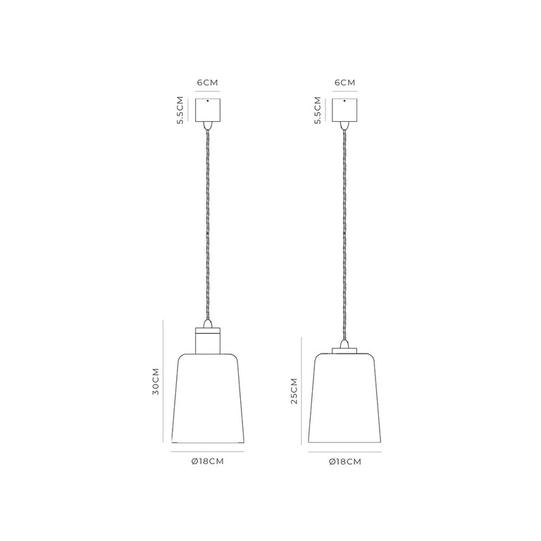 Parlour Round / Round Pendant Light Old Brass