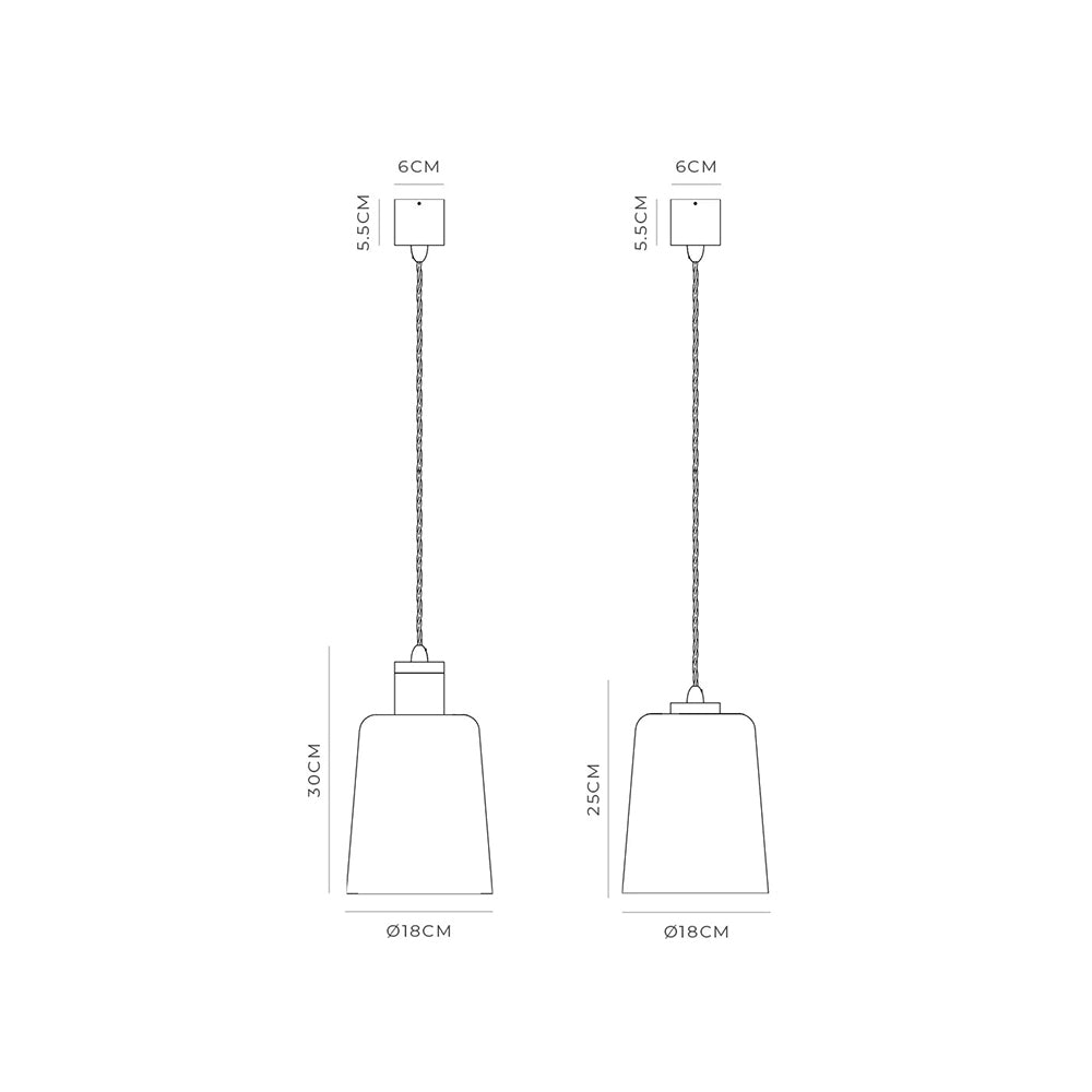 Parlour Round / Round Pendant Light Iron