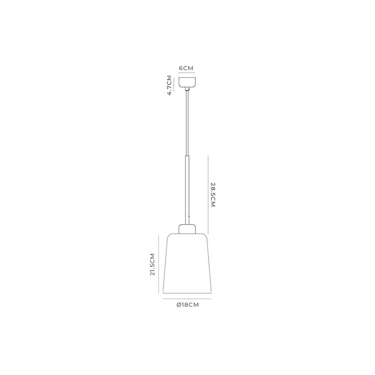 Parlour Round / Round Lite Glass Pendant Light Textured White