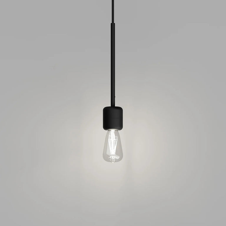 Parlour Lite Pendant Light Textured Black