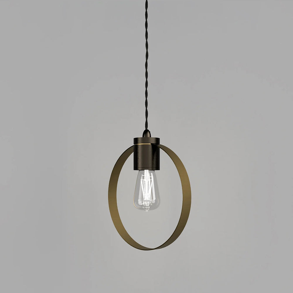 Parlour Ring Pendant Light Iron