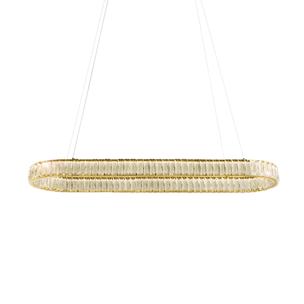Pearla Crystal LED Pendant Gold