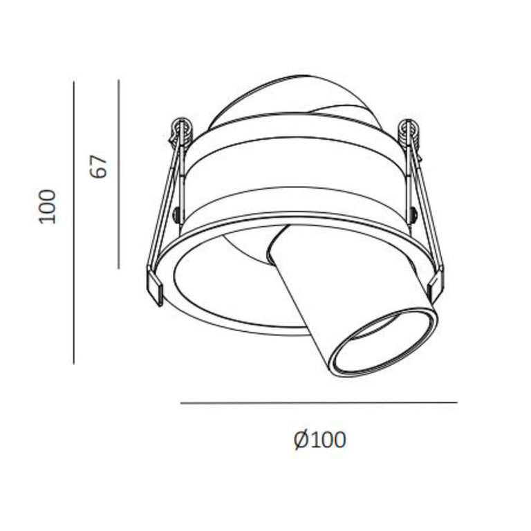 Periscope 12W LED Inout Downlight White / Cool White