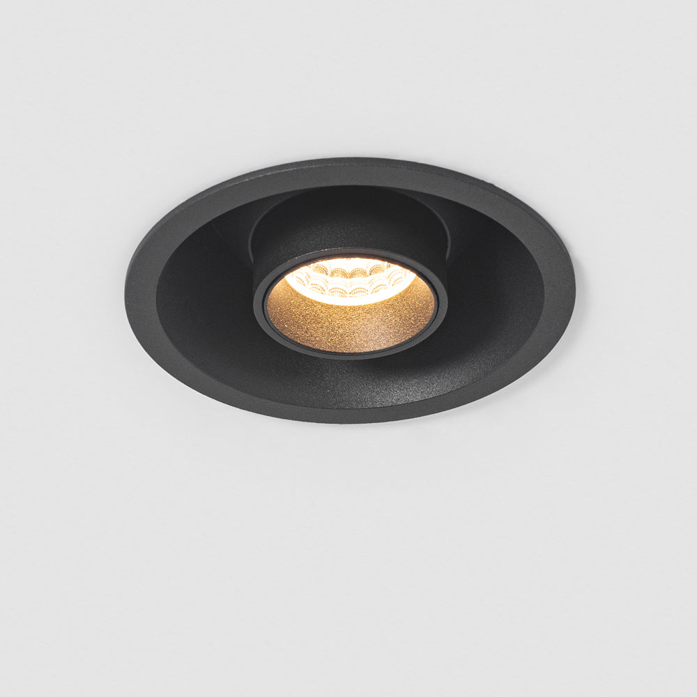 Periscope 12W LED Inout Downlight Black / Cool White